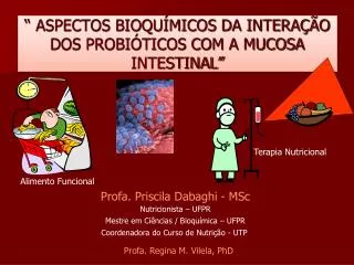 aspectos bioqu micos da intera o dos probi ticos com a mucosa intestinal