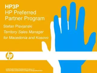 HP3P HP Preferred Partner Program