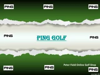 ping golf