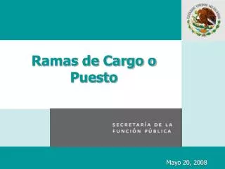 Ramas de Cargo o Puesto