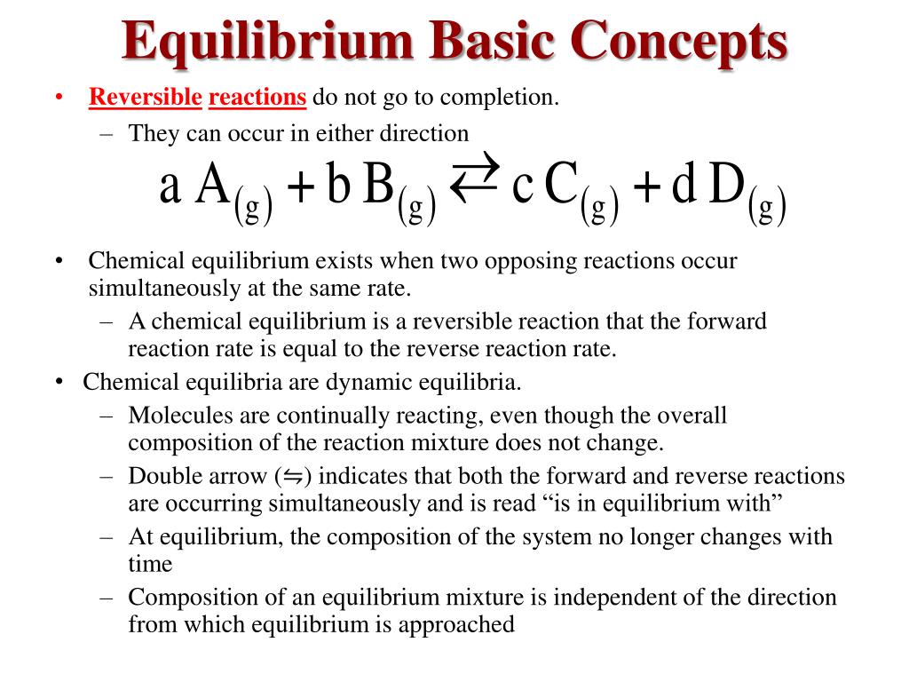 PPT - Equilibrium Basic Concepts PowerPoint Presentation, free download ...
