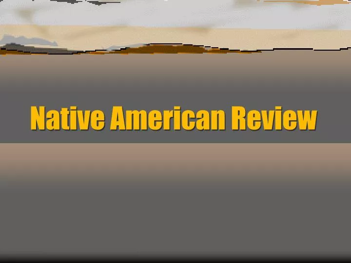native american review