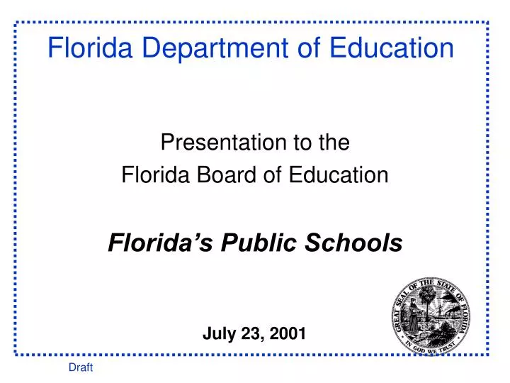 florida department of education