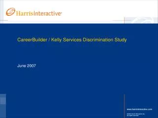 CareerBuilder / Kelly Services Discrimination Study