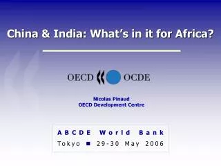 China &amp; India: What’s in it for Africa?