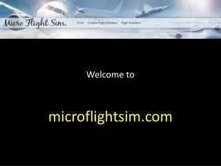 Microflightsim – The ultimate flight simulation