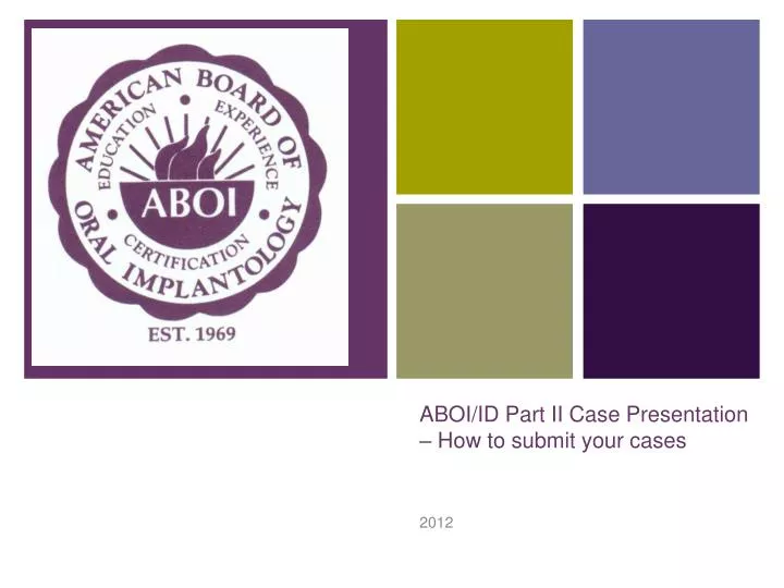 aboi id part ii case presentation how to submit your cases