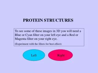 PROTEIN STRUCTURES