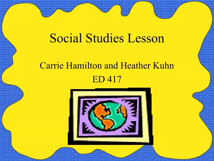 social studies lesson
