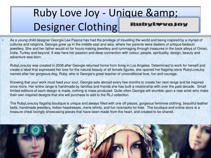 ruby love joy unique amp designer clothing mooloolaba