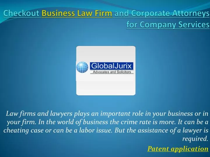 checkout business law firm and corporate attorneys for company services