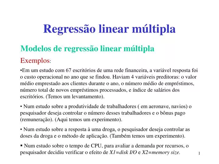 regress o linear m ltipla