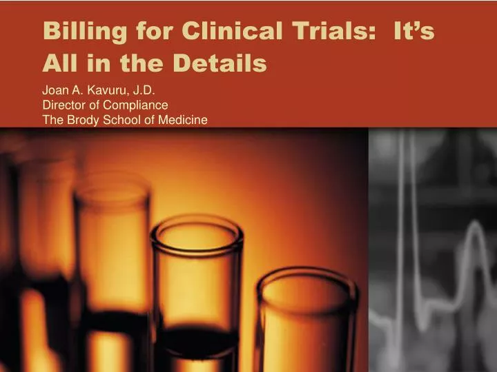 billing for clinical trials it s all in the details