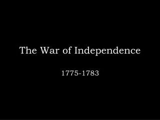 The War of Independence