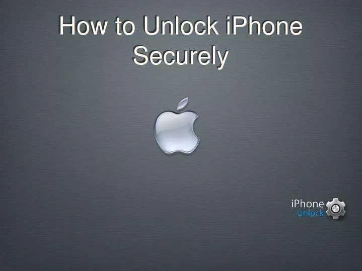 how to unlock iphone securely