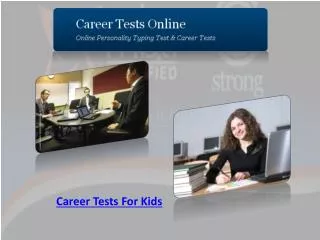 Career Tests For Kids
