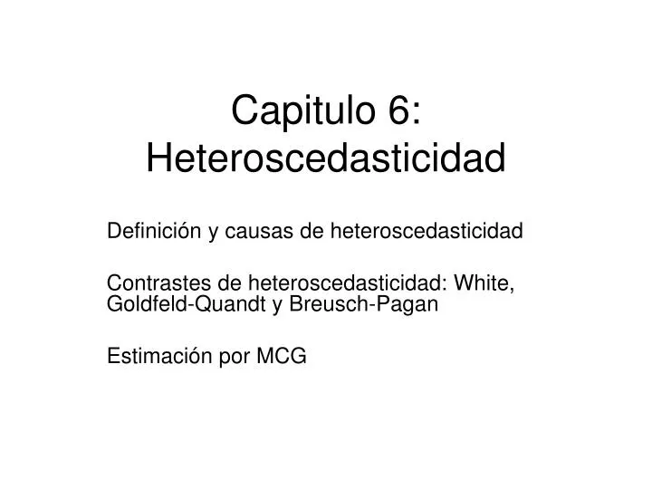 capitulo 6 heteroscedasticidad
