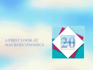 A FIRST LOOK AT MACROECONOMICS