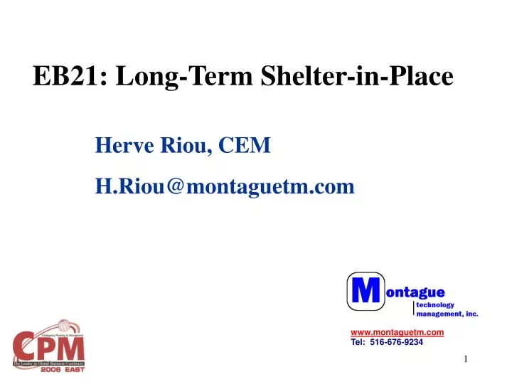 eb21 long term shelter in place