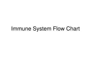 Immune System Flow Chart