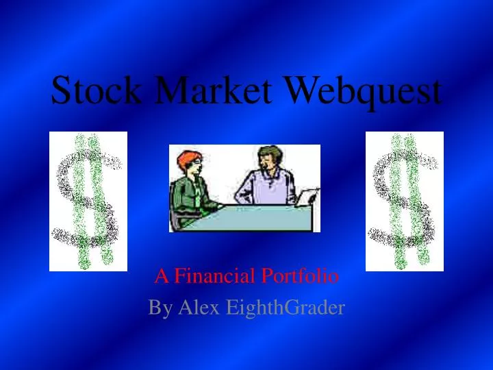 stock market webquest