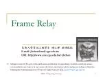 Frame Relay - slide 1
