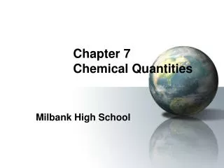 chapter 7 chemical quantities