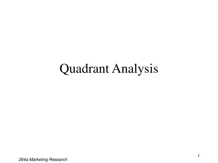 quadrant analysis