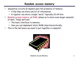 Random access memory