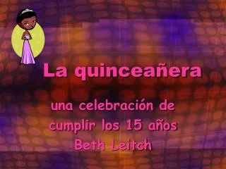 la quincea era