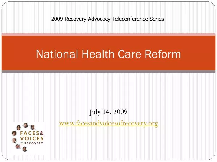 national health care reform