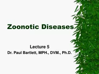 zoonotic diseases