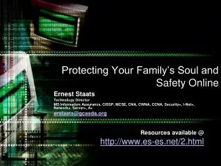 Protecting Your Family’s Soul and Safety Online
