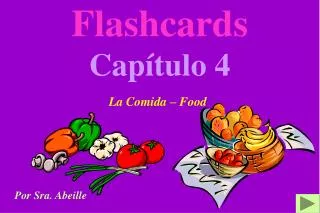 Flashcards Capítulo 4