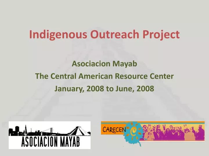 indigenous outreach project