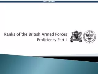 Ranks of the British Armed Forces
