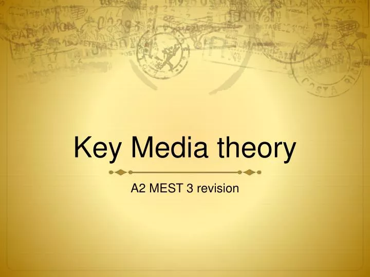 key media theory