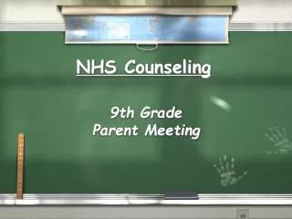 NHS Counseling