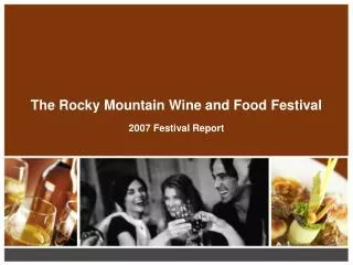 2007 Festival Report