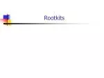 Rootkits - slide 1