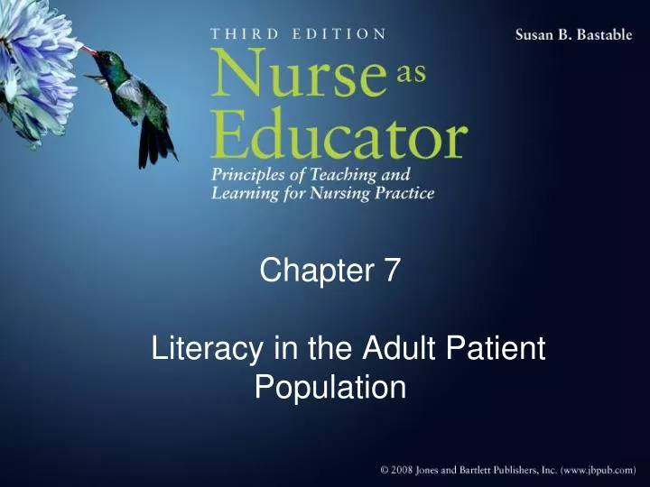 chapter 7 literacy in the adult patient population