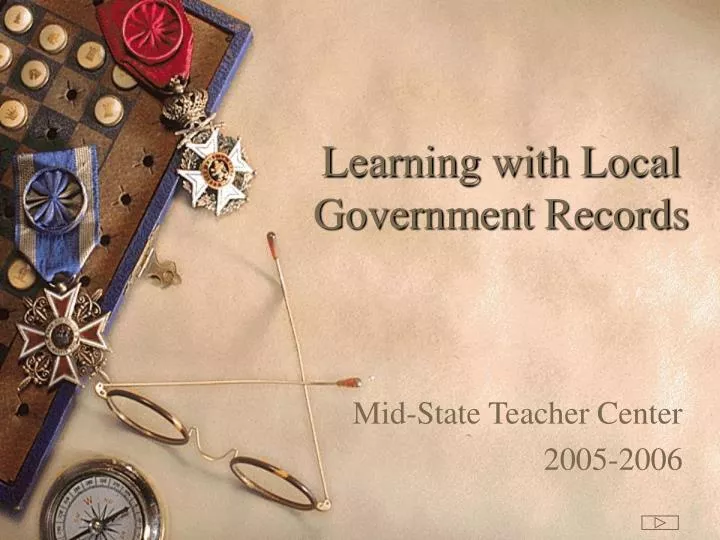 learning with local government records