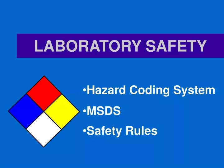 laboratory safety