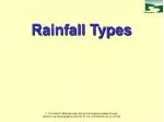 Rainfall Types - slide 1