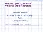 Real Time Operating Systems for Networked Embedded Systems - slide 1