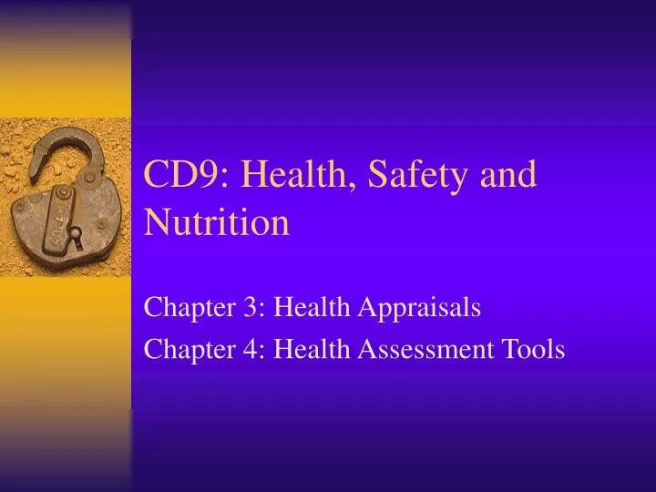cd9 health safety and nutrition
