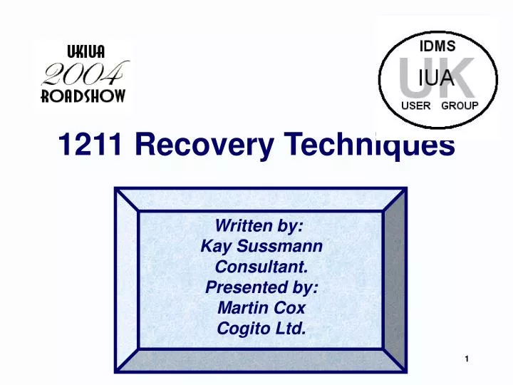 1211 recovery techniques