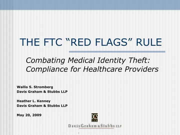 the ftc red flags rule