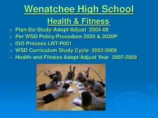 Wenatchee High School Health &amp; Fitness