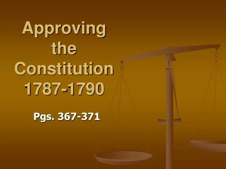 approving the constitution 1787 1790